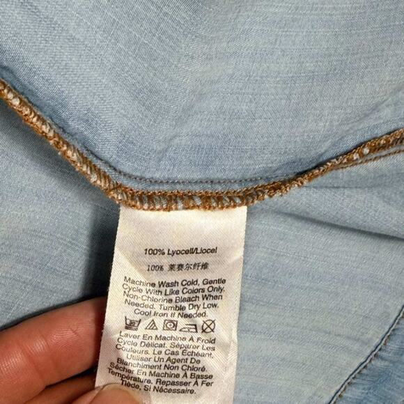 Donna Karan New York Womens Open Front Cardigan Size M Blue Lyocell Drape Jacket - Picture 3 of 6